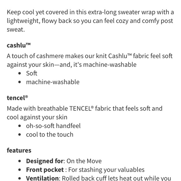 Lululemon still at ease cardigan wrap Cashlu 8 NWT - Picture 3 of 7